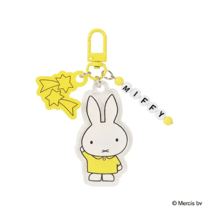 Miffy｜Bruna colors Clear Keychain/Keyring｜9.5cm x 3.6cm x 0.8cm approx.