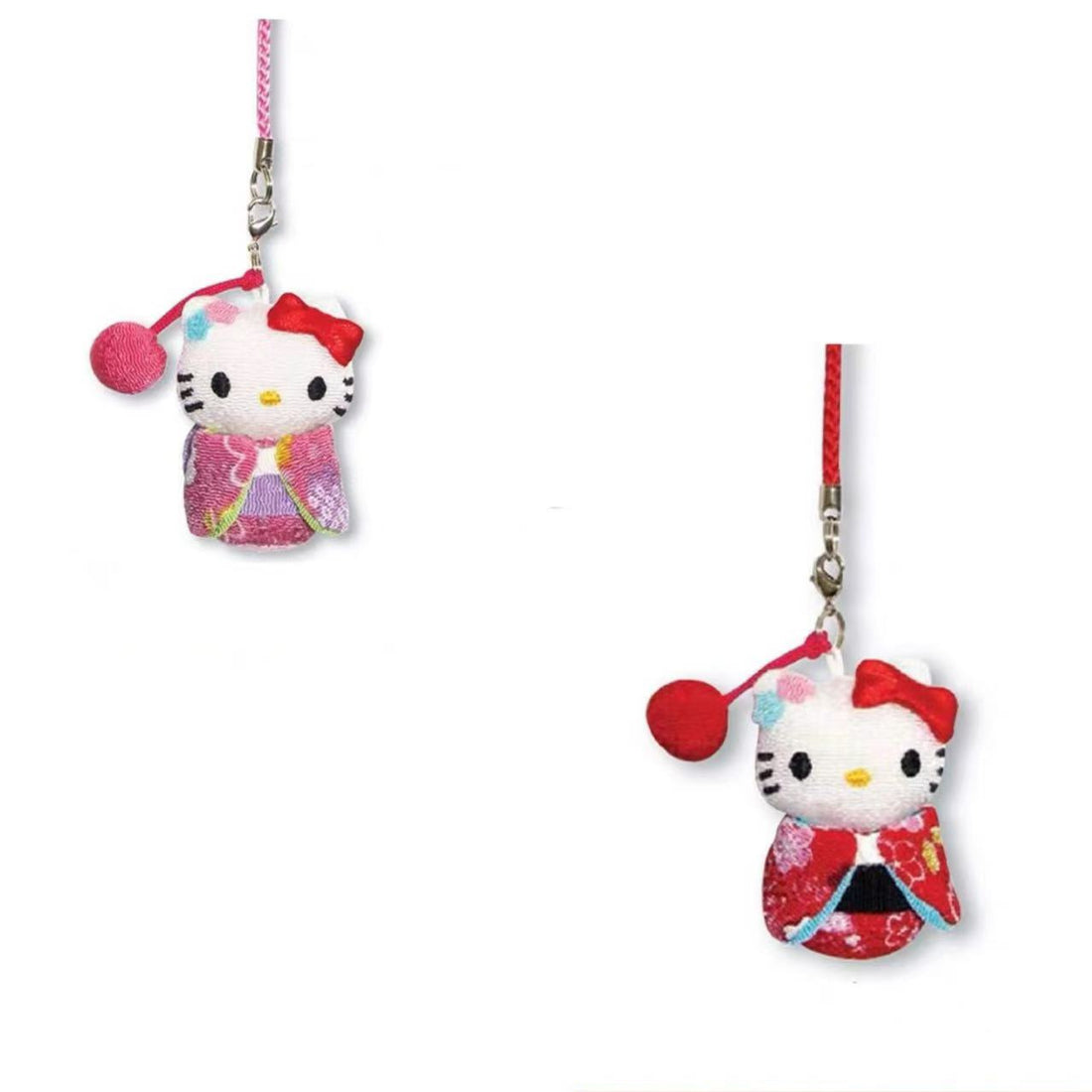 Hello kitty｜kimono ball Mascot Holder /Plush Keychain｜1 piece