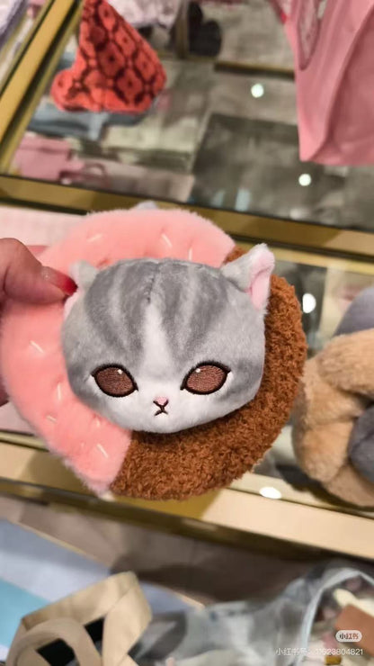 Mofusand｜COFFEE AND DONUTS Mascot Holder /Plush Keychain｜ H130 x W130 x D160mm approx.