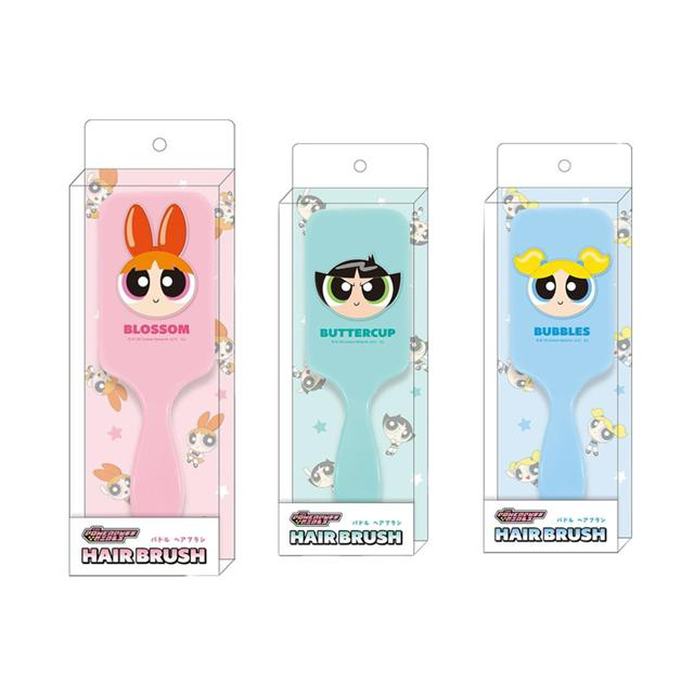 Powerpuff Girls｜Paddle Hairbrush Bubbles｜H215 x W70 x D35mm approx.