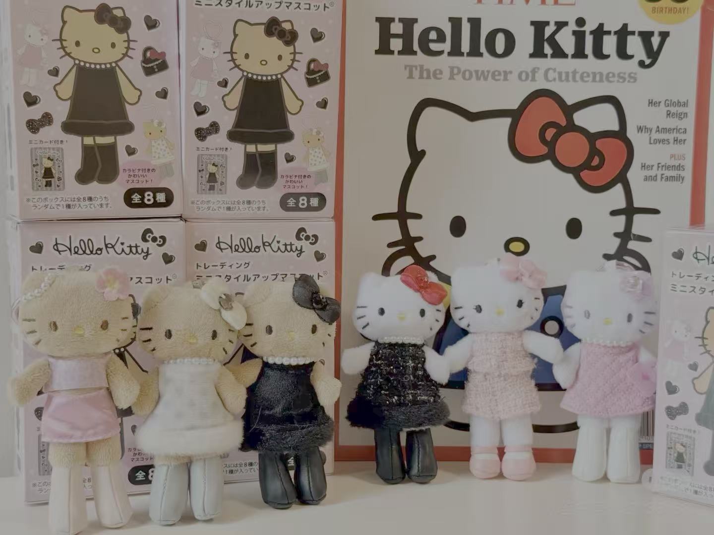 Sanrio｜Hello Kitty Long legs Mini Style Plush Keychain mystery bag/blind box/All 8 types｜1pcs