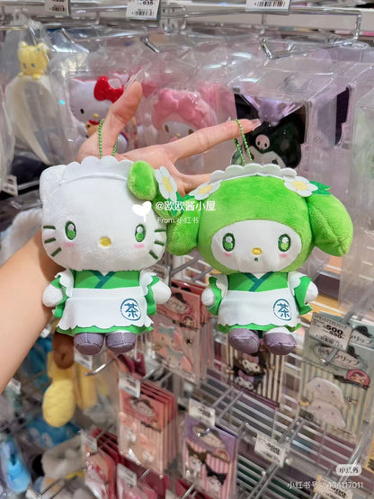 Sanrio｜Matcha Mascot Pouch Plush Keychain｜5.0 x 10.0 x 14.0cm approx.