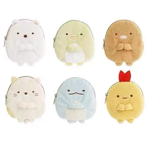 Sumikko gurashi｜ Mascot Mini Pouch｜105×95×20mm approx.