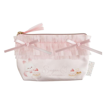 SANX｜Sugar Coco Moo Tulle Pouch｜H115×W185×D45mm approx.