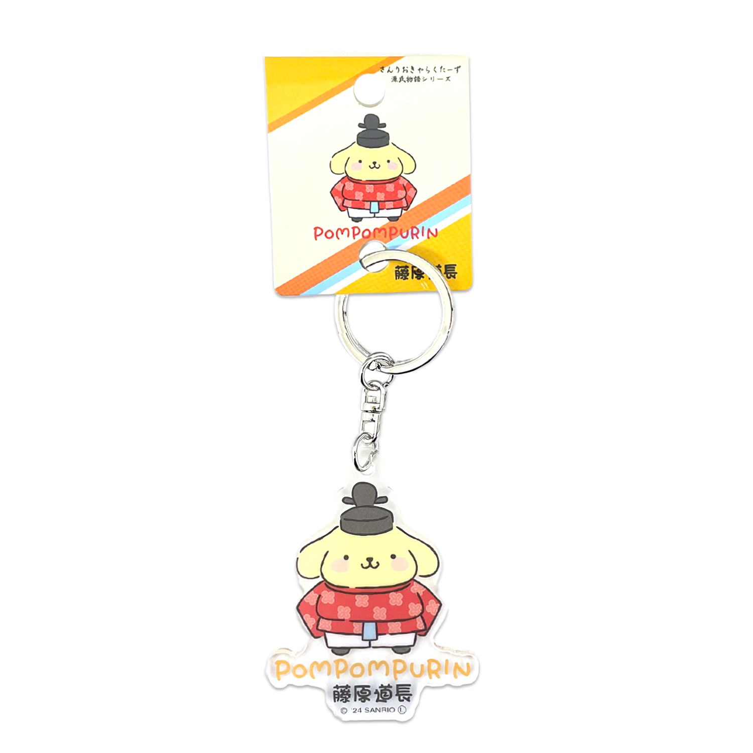 Sanrio｜Genji Story Acrylic Keychain/Keyring｜Ｈ70×Ｗ60×D3ｍｍ approx.