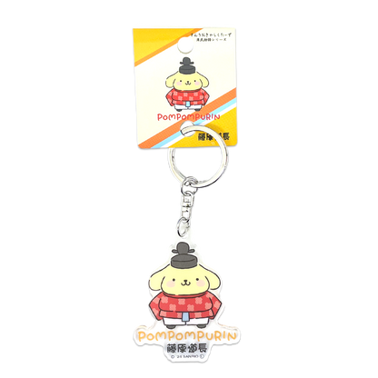 Sanrio｜Genji Story Acrylic Keychain/Keyring｜Ｈ70×Ｗ60×D3ｍｍ approx.