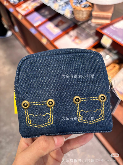 Rilakkuma｜Kurashiki Denim House Mini Pouch｜100 x 105 x 35 mm Approx.