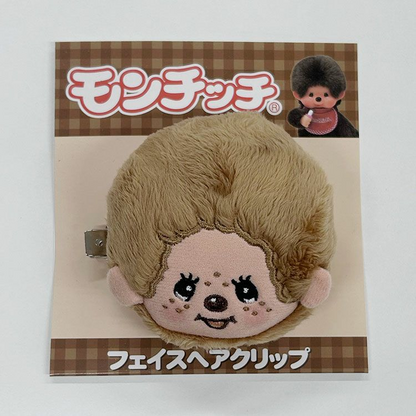 Monchhichi｜Face Hair Clip｜H10×W10×D4.5cm approx.