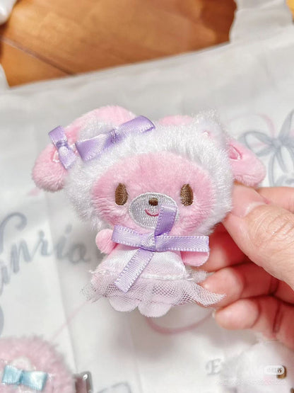 【limit 3】Sanrio｜White Cat Ballerina Characters Secret Hair Clip blindbox/All 8 types｜1pcs