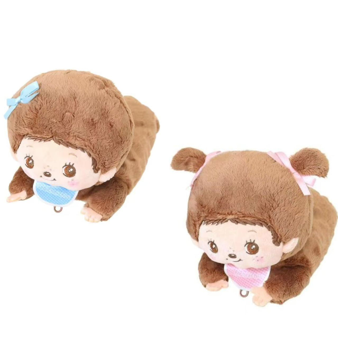 Monchhichi｜Bebichhichi Fluffy Plush Pen Case｜110×120×220mm approx.