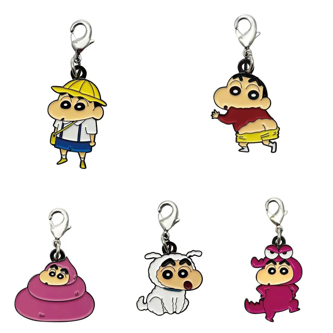 Crayon shin-chan｜Metal Keychain/Keyring｜W55mm×H80mm approx.