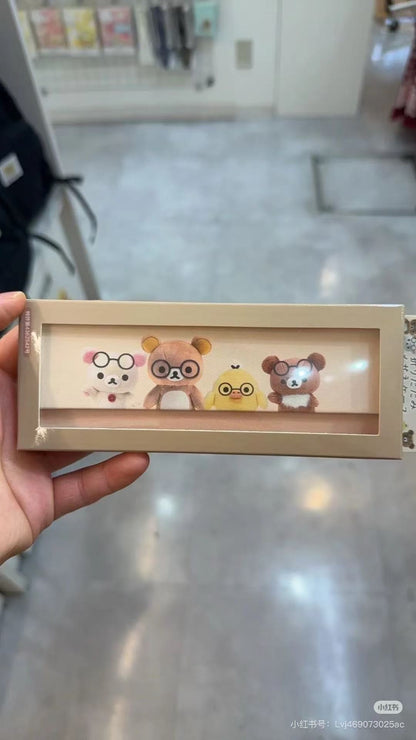 Rilakkuma｜Photo Series Folding Glasses Case &amp; Cloth｜60×160×60mm approx.