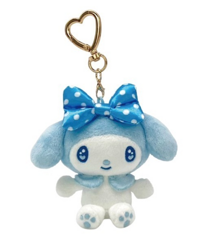 Sanrio｜My Melody Favorite Color Collection Mascot Holder /Plush Keychain｜H10 x W9.5 x D4.5cm approx.