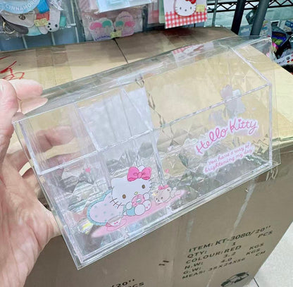 Sanrio｜Relaxing Cosmetic Desk Organize｜17×9.3×10cm approx.