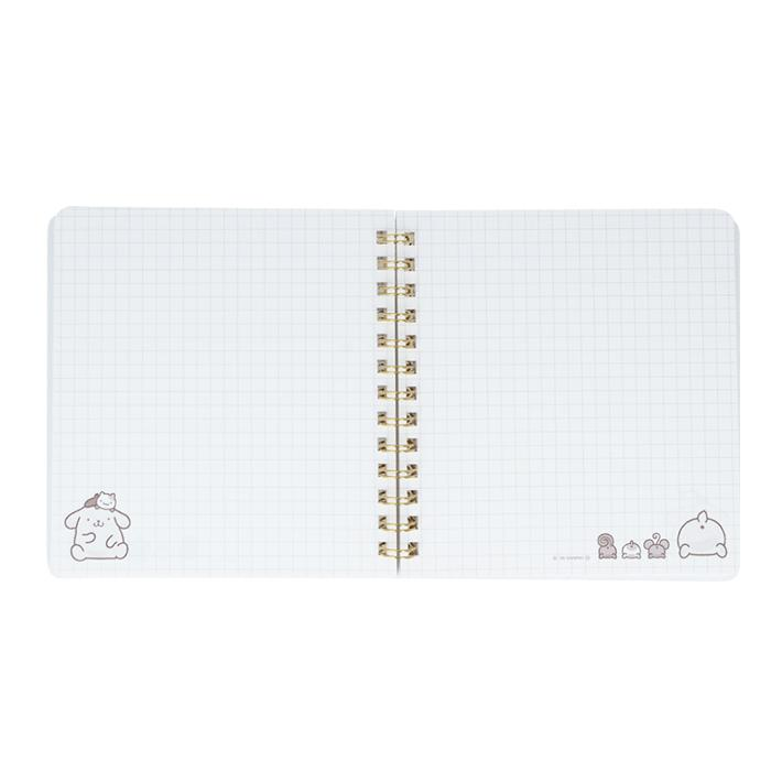 Sanrio｜Square ring notebook with window｜60 pages