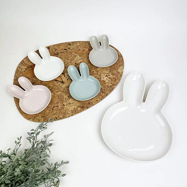 Miffy｜Matte Pink Die-Cut Plate（S）｜110 x 150 x 20mm approx.