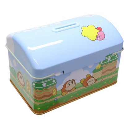 Kirby｜Kirby &amp; Waddle Dee Can Piggy Bank with Lock Case｜119×76×79mm approx.