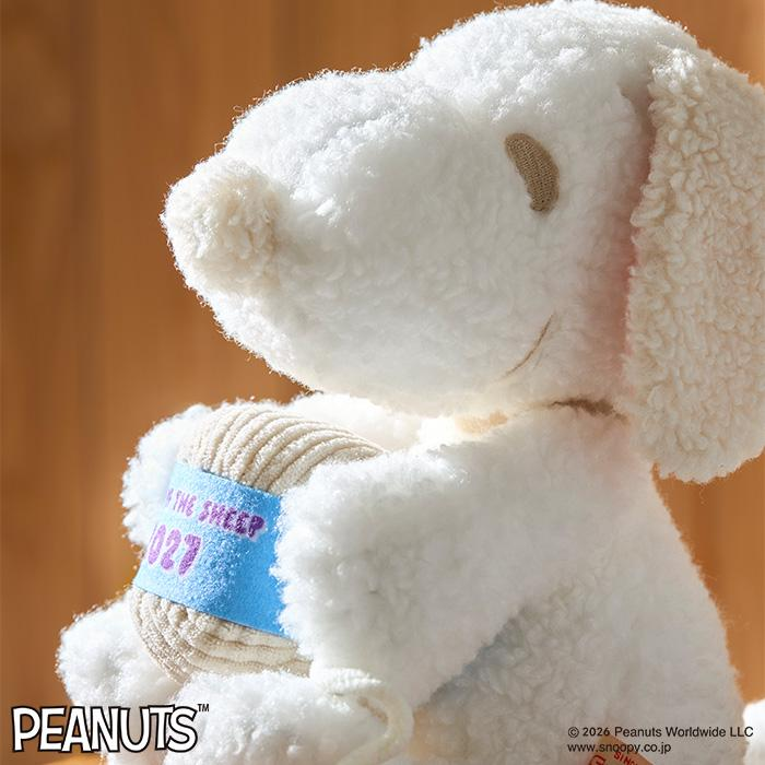 Snoopy｜Peanuts YEAR OF THE SHEEP 2027 Plush Dolls/Plush Toy｜H33 x W16 x D15cm approx.