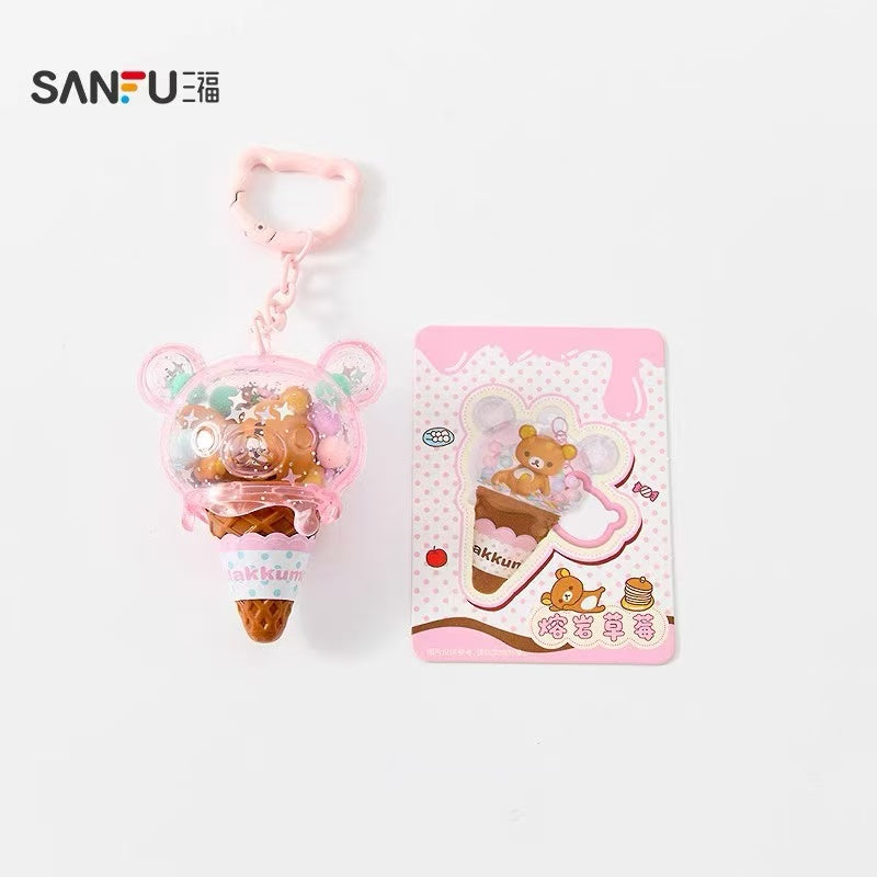Rilakkuma｜candy mini ice cream cone keychain mystery bag/blind box/All 6 types｜1pcs