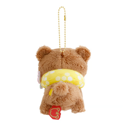 【limit 1】Rilakkuma｜Honey Exploration Team Chairoikoguma Mascot Holder /Plush Keychain｜W80×H100×D95(mm)