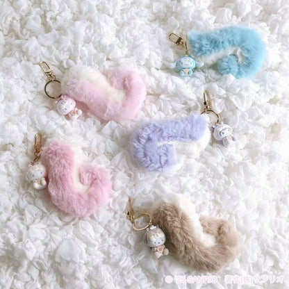 Sanrio｜Squirrel series big tail Mascot Holder /Plush Keychain｜approx.