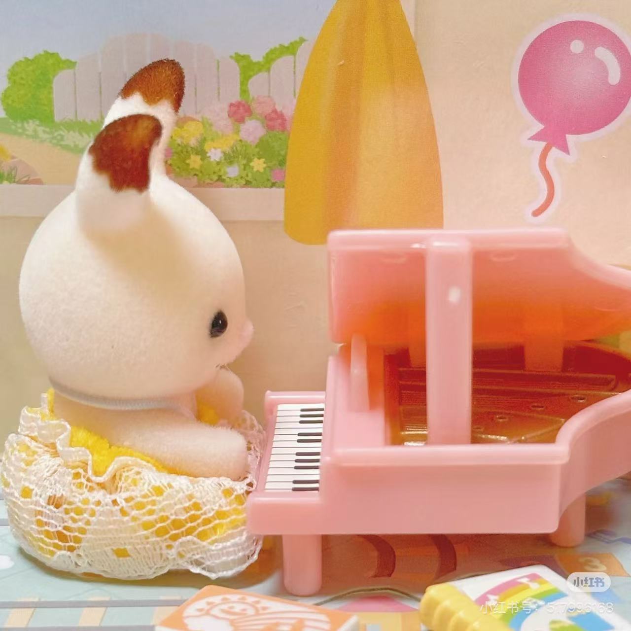 SylvanianFamilies｜baby house Chocolate Rabbit Piano B-32