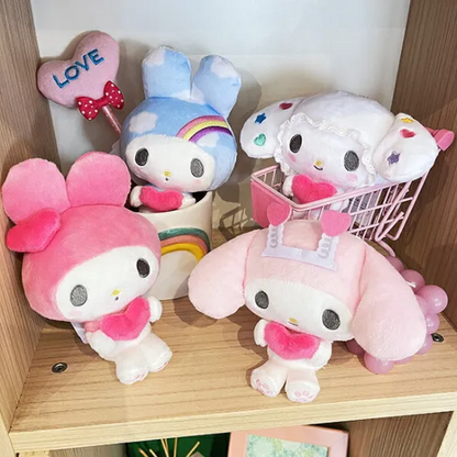 Sanrio｜My Melody 50th Anniversary Mascot Holder /Plush Keychain｜10×6.5×15cm approx.