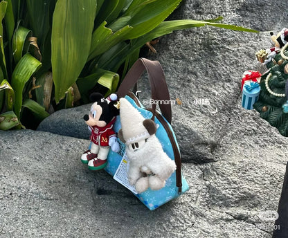 Disney迪士尼 ｜Merry Lil RingRing Mickey东迪2024圣诞精灵妖精米奇系列毛绒玩偶挂件/胸针/包挂