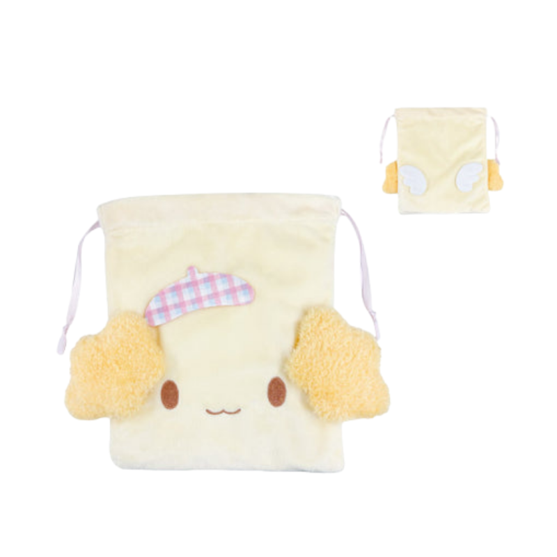 Sanrio｜Cinnamoroll Cinnamo Angels Face Drawstring Bag｜H200 x W240 x D30mm approx.