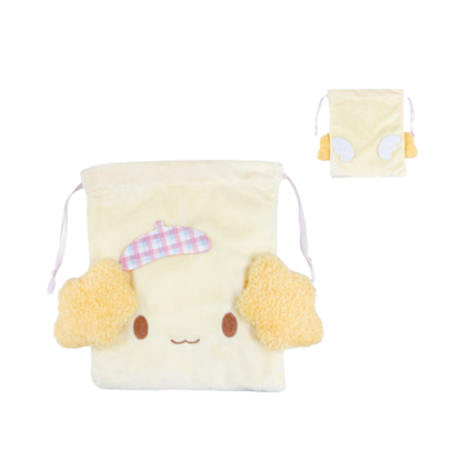 Sanrio｜Cinnamoroll Cinnamo Angels Face Drawstring Bag｜H200 x W240 x D30mm approx.