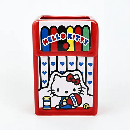 Sanrio｜Hello Kitty Pen Stand/Desktop｜10cm×6.5cm×5cm approx.