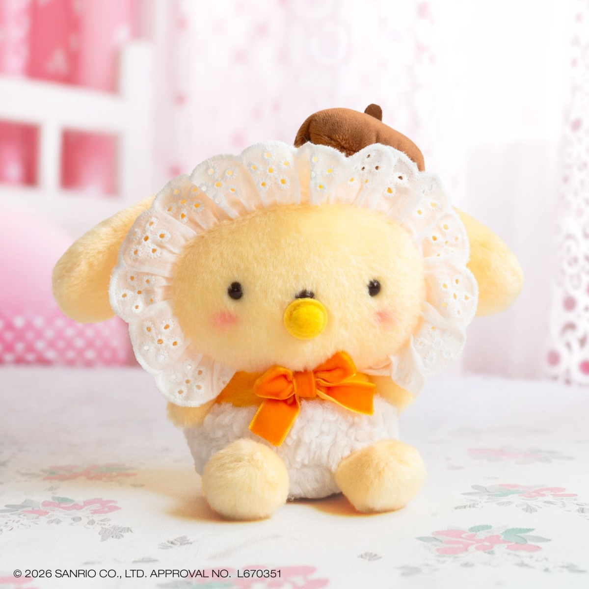 Sanrio｜Baby Fluffy Plush Dolls/Plush Toy｜17×17×10cm approx.