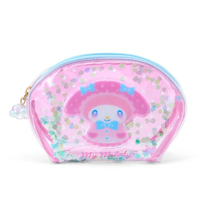 Sanrio｜Sweet Rain Collection Glitter Clear Cosmetic Pouch｜18×7×12.5cm approx.