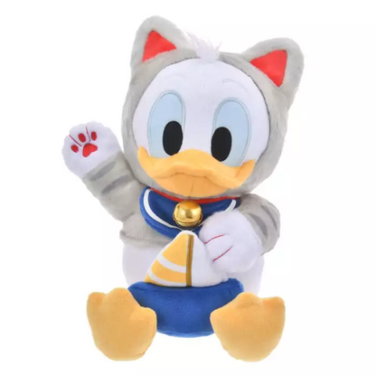 Disney｜New Year Collection Plush Toy-Lucky Cat Figure新年招财猫系列坐姿毛绒玩偶/公仔/可脱帽｜約H26 x W20 x D19 (cm)