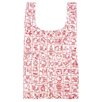 Hello kitty｜Classic Plush Eco Bag Mascot Holder /Plush Keychain｜8.0 x 11.0 x 15.0cm approx.