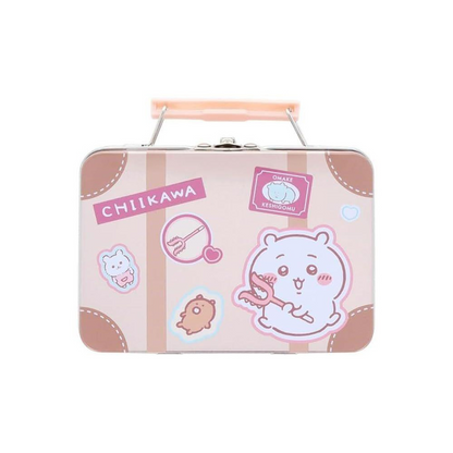 Chiikawa｜Travel Suitcase Can Case Mini Letter Set｜105×80×42mm approx.