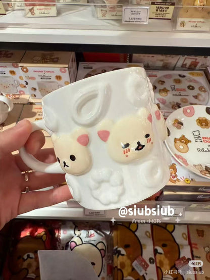 Rilakkuma｜Mister Donut Mascot Mug｜100 x 110 x 110 mm approx.