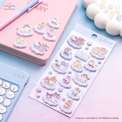 Mofusand｜Sanrio Characters Puffy Stickers｜H172 x W91 mm approx.