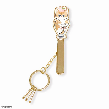 Mofusand｜Fruit Cat Clip Key Charm｜85×25×20mm approx.