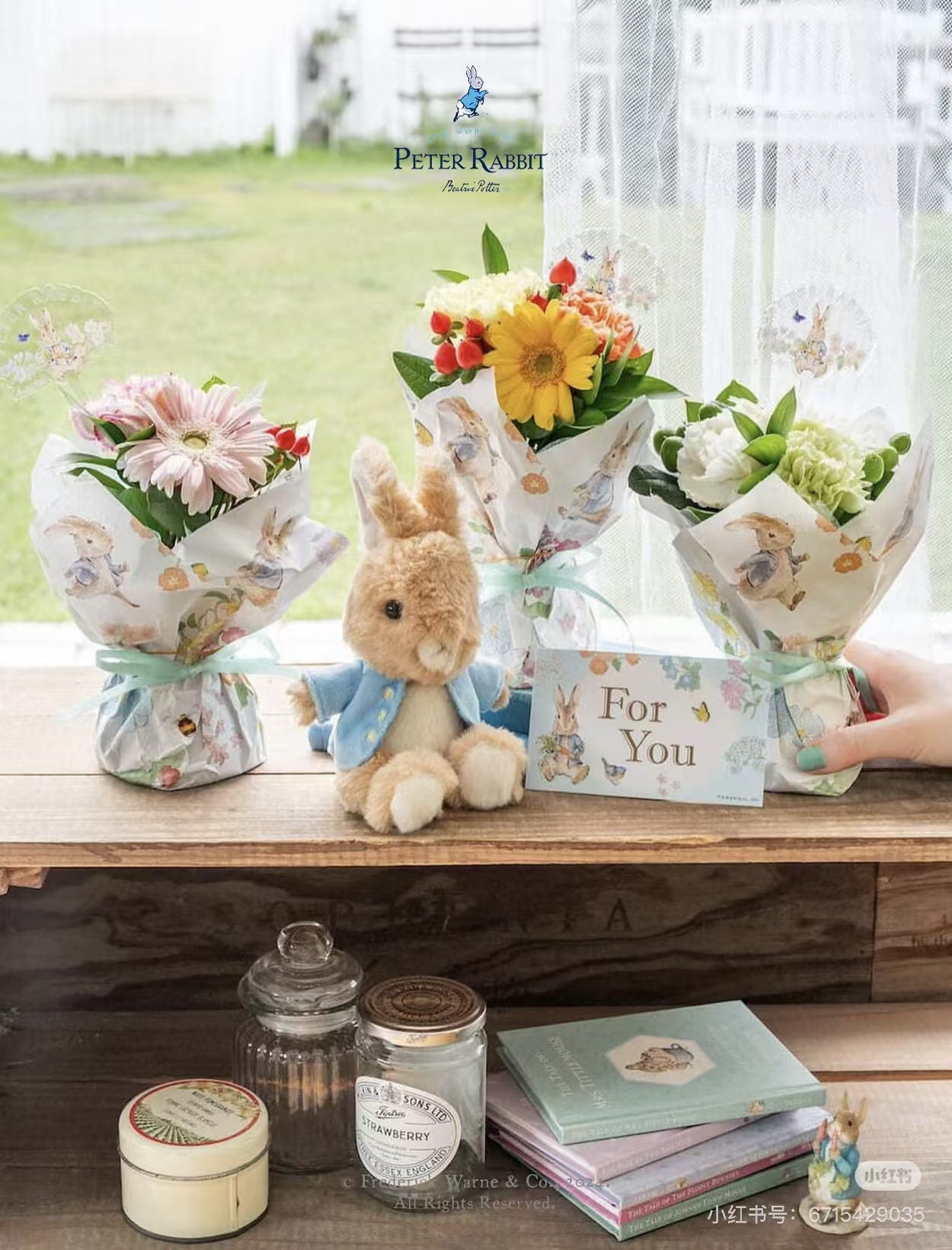 Petter Rabbit｜Fluffy Medium Plush Dolls/Plush Toy｜S/H17 x W11 x D9cm approx.