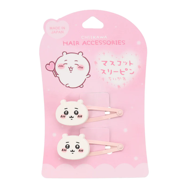 Chiikawa 吉伊卡哇｜Mascot Hair Clip亚克力发夹/刘海夹/1对｜约各H20×W57mm