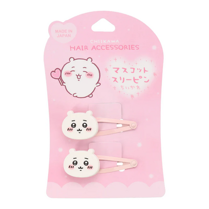 Chiikawa 吉伊卡哇｜Mascot Hair Clip亚克力发夹/刘海夹/1对｜约各H20×W57mm