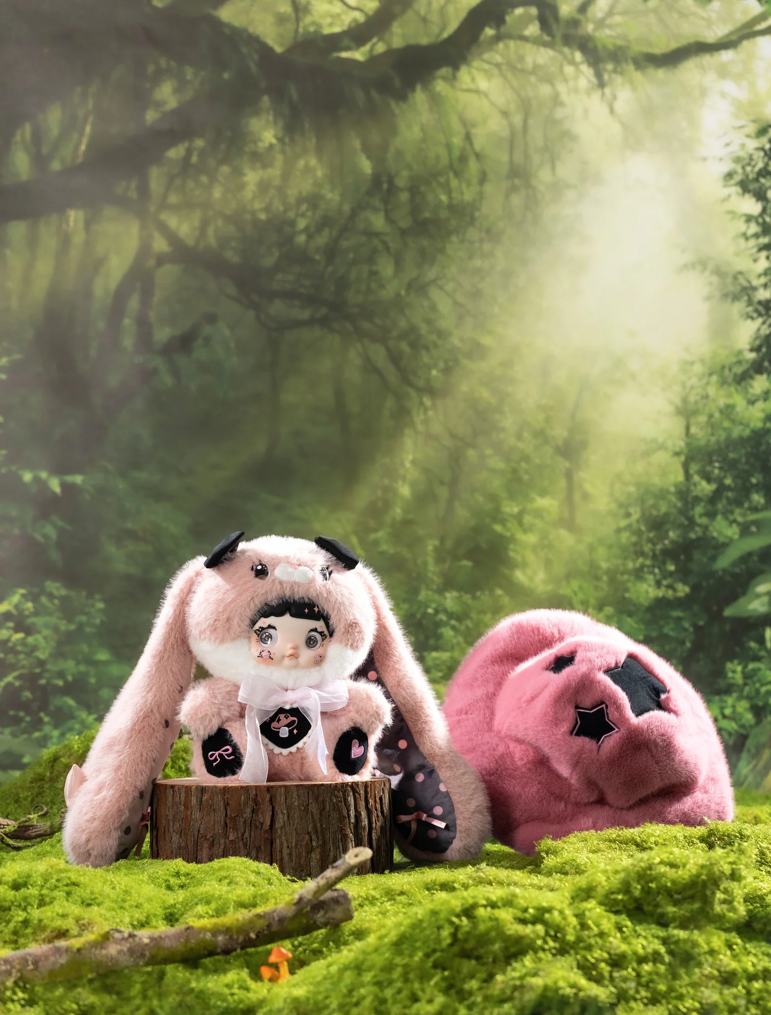 NOMMI Mushroom Hat 400% Big Doll Series vinyl Plush Blind Box