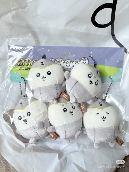 Nagano｜The Mysterious 5 People of Space Mascot Set｜Each H80×W65×D40mm approx.