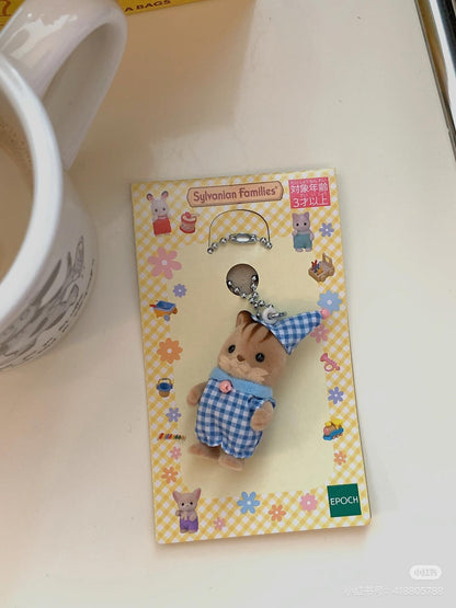 【limit 1】SylvanianFamilies｜Walnut Squirrel Key Chain Nightware Eopch Calico Critters