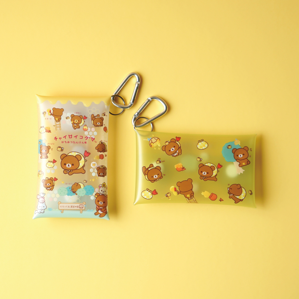 Rilakkuma｜Honey Exploration Team Clear multi-case｜W120 x H70mm approx.