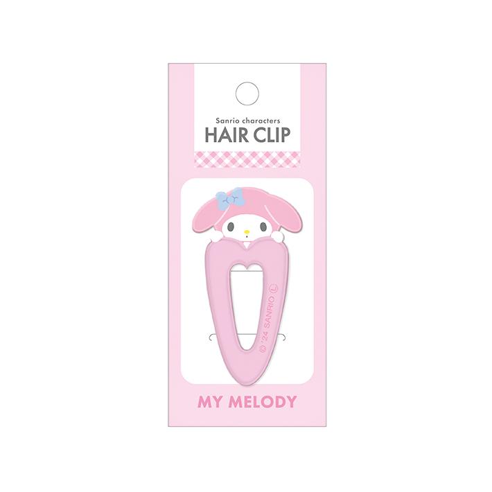 Sanrio｜Heart Acrylic Hair Clip｜35×70×15mm approx.