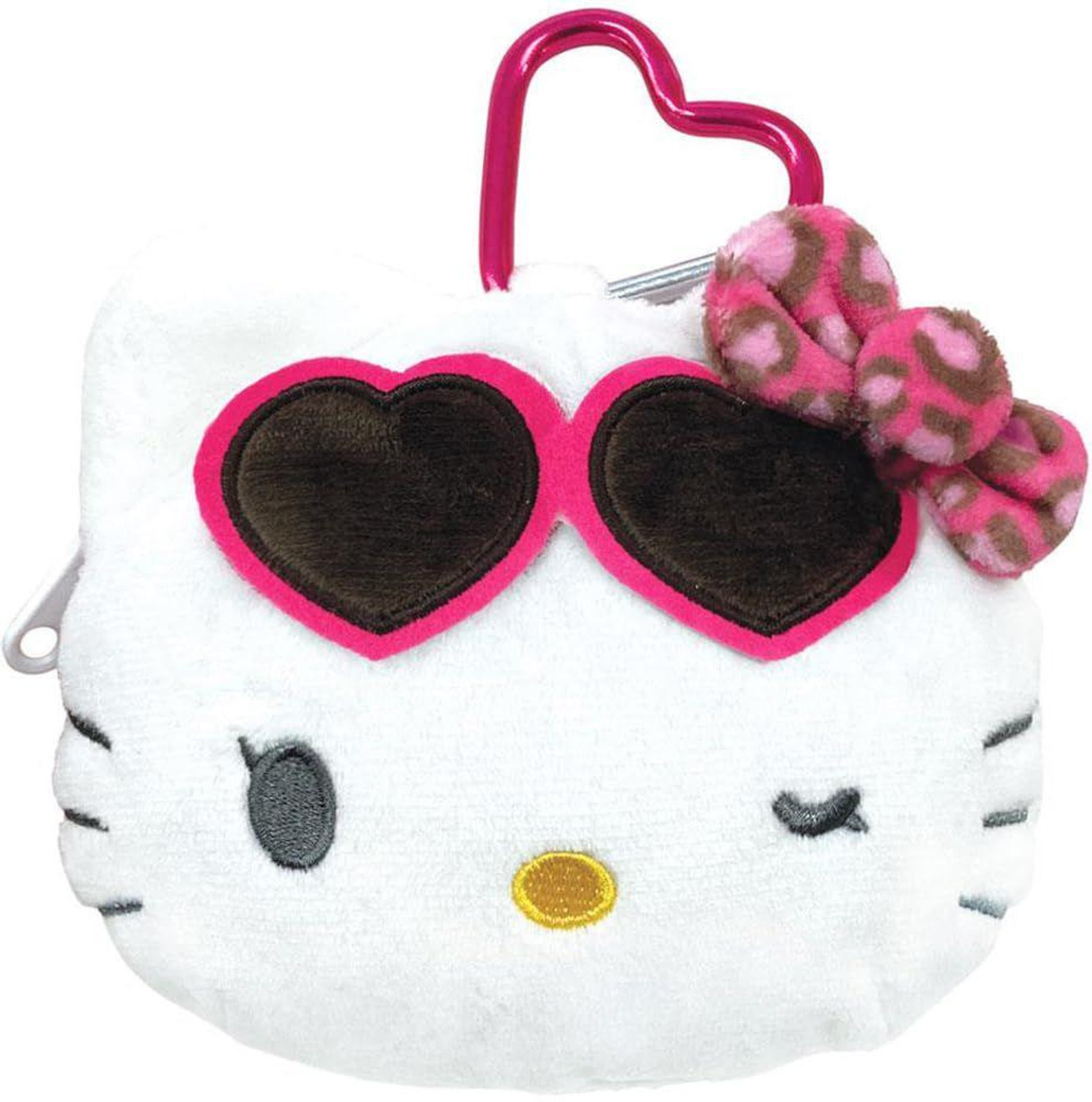 Hello kitty｜Mini Plush Pouch with Carabiner｜100×115×50mm approx.