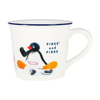 Pingu｜Color Line Measuring Mug｜200ml
