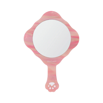 Mofusand｜Merci Strawberry Acrylic Mini Hand Mirror｜H110 x W65 x D5mm approx.